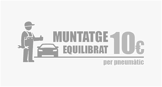 Servei de muntatge i equilibrat per només 10€ (Turismes) & 15€ (4x4, Furgonetes)! 